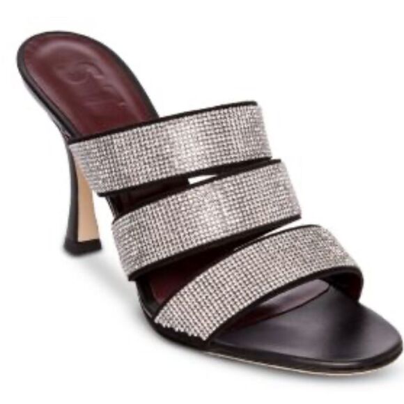 2 NIB 595.00 STAUD
Women's Sonny Rhinestone High Heel Mules 36.5 - Picture 2 of 10